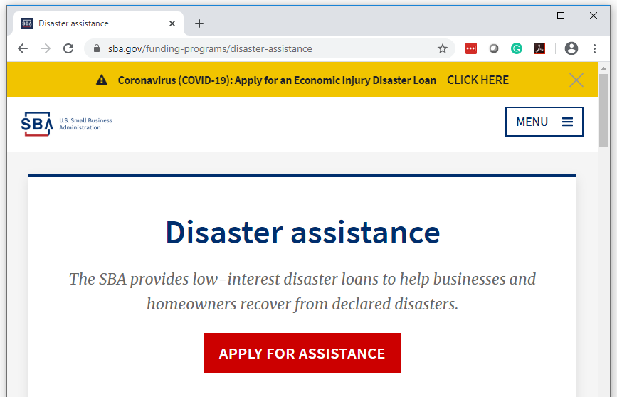How To Apply For The Sba Economic Injury Disaster Loan Eidl